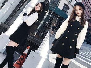 毛呢背心裙网红穿搭,冬日里的时尚网红穿搭指南